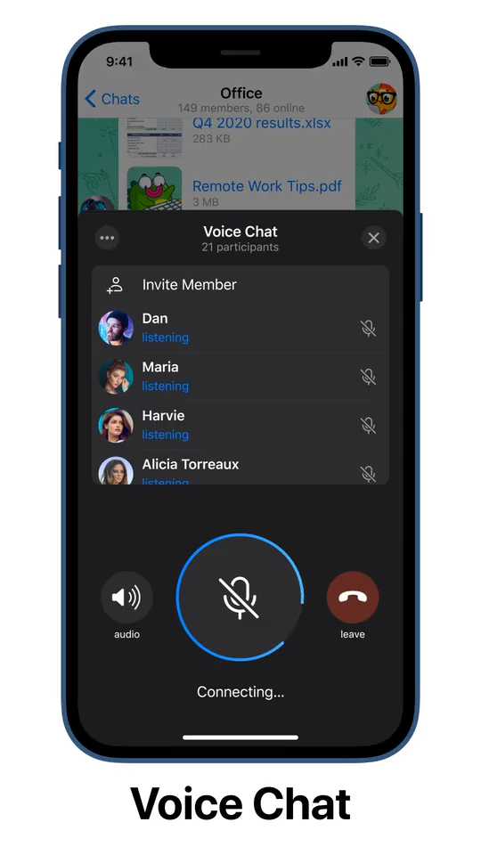 Telegram Voice Chats
