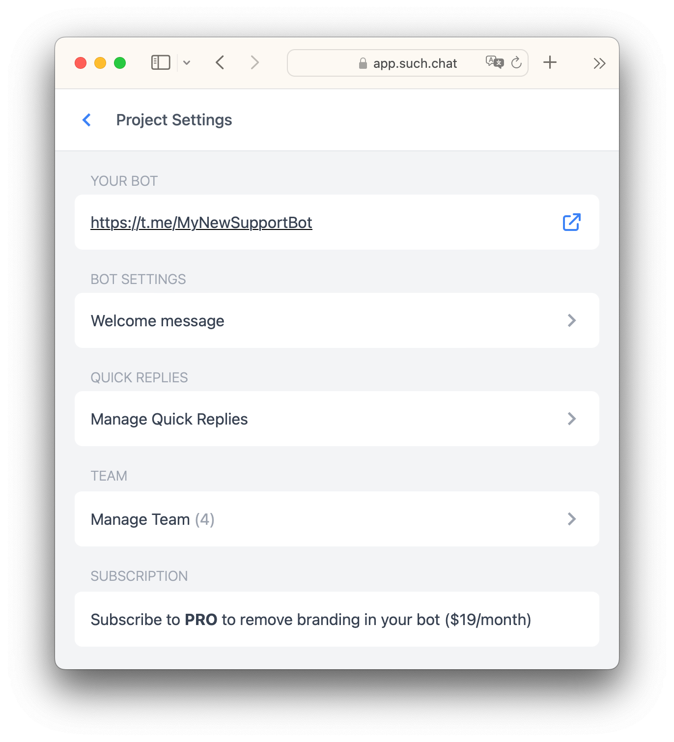Quick Start (New to SUCH?) — screenshot 6