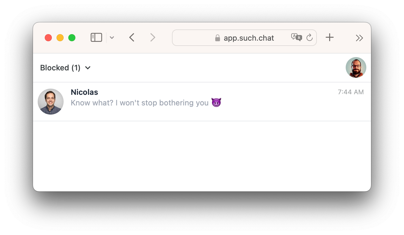 How To Mute, Block, Clear, and Delete Chats — screenshot 8
