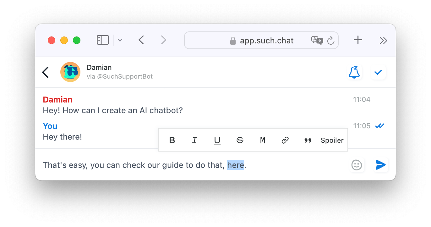 Text Formatting — screenshot 1