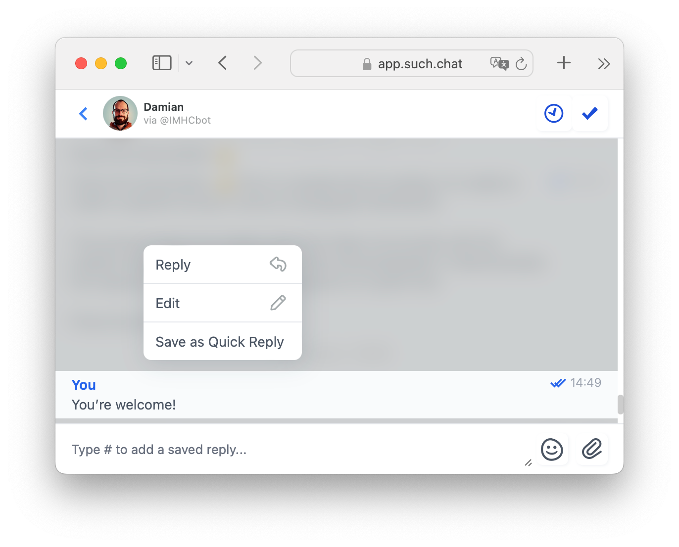 How To Edit and Reply to Messages — screenshot 1