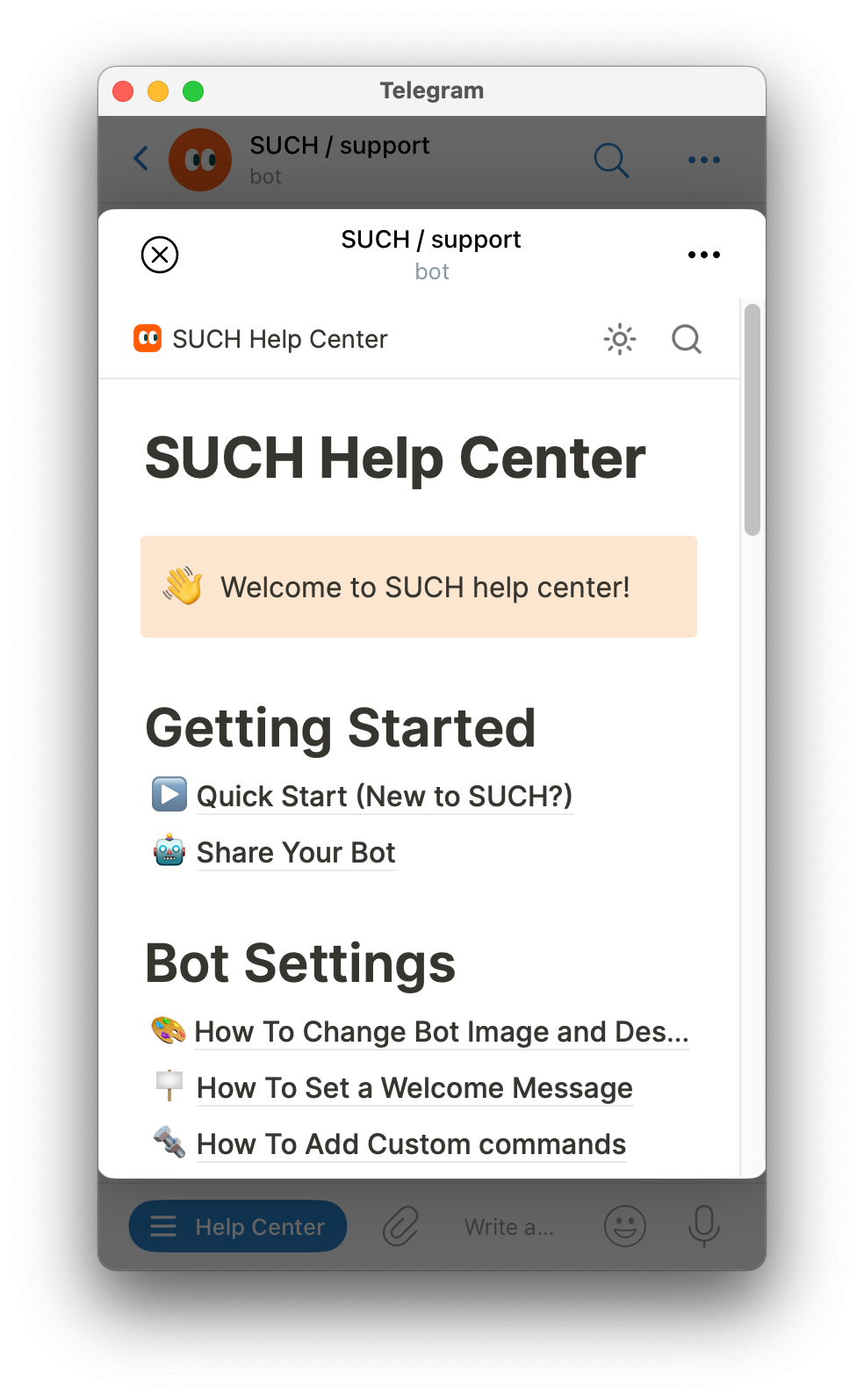 How To Add a Web App (e.g. Help Center) β screenshot 1