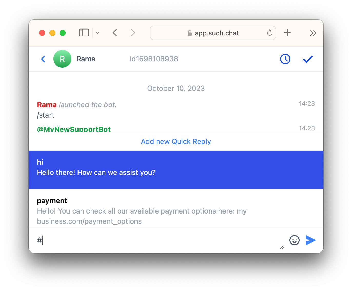 How To Use Quick Replies — screenshot 4
