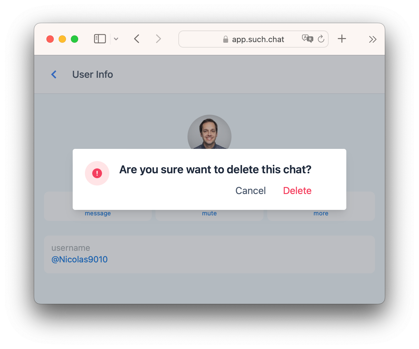 How To Mute, Block, Clear, and Delete Chats — screenshot 13