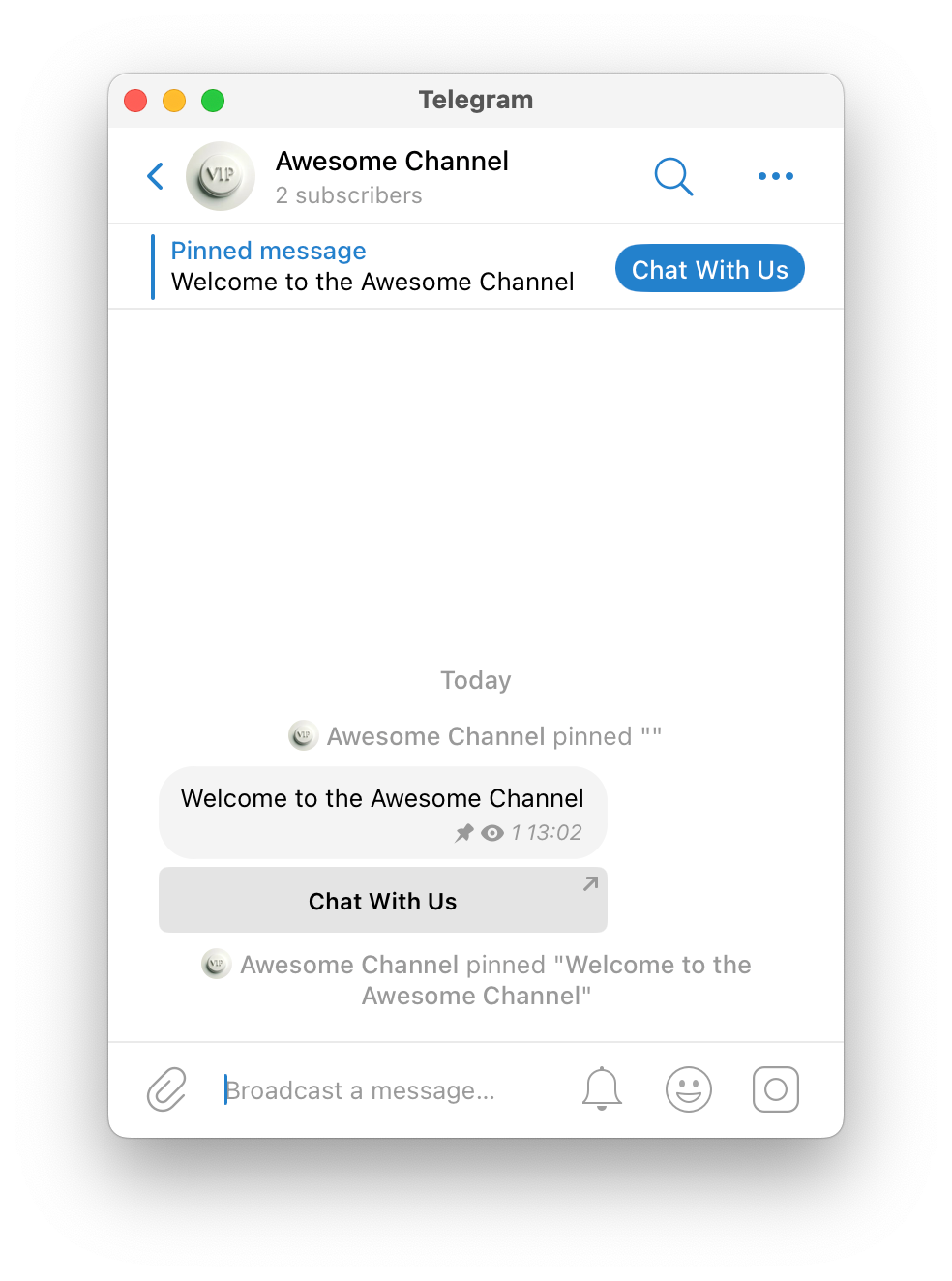 How To Add Buttons to Channel Posts — screenshot 3